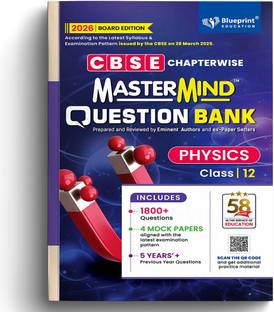Mastermind CBSE Question Bank Class 12 Physics Exam 2026 With 4 Mock Papers