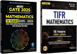 GATE Mathematics & TIFR Mathematics  - 2026 [Set of 2 Books] | GATE Mathematics Previous Year Question Papers + TIFR Mathematics PYQs | Topic-Wise | Fully Solved with Explanations | For IIT JAM / TIFR / CUET / CSIR UGC NET / GATE Entrance Exams | Best Seller Combo for Exam Preparation | Two Brothers Publications