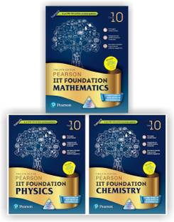 Pearson IIT Foundation'24- Physics+ Chemistry + Maths Class 10 for JEE, NTSE, Olympiad| Revised CBSE|Free access to elibrary & Myinsights Self Preparation