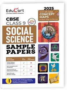 Educart CBSE Social Science Class 9 Sample Papers for 2024-25 (Introducing Revision Maps) 2025  - Class 9 Sample Paper 2025