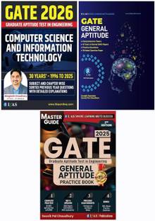 GATE Computer Science and Information Technology, General Aptitude Theory & Practice  - 2026 [Set of 3 Books] | Previous Year Solved Papers with Detailed Solutions | 500+ Practice Questions & 30 Model Papers | Detailed Theory & Chapter-wise PYQ and Practice Question Bank | Best Selling Book Set for GATE CSE & IT Exams | IFAS Publications