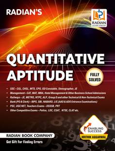 Quantitative Aptitude Book for Competitive Exams 2023 English Edition