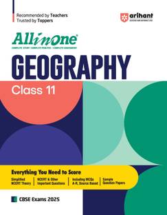 (Old Edition) Arihant All In One Geography Class 11th Based On Latest NCERT For CBSE Exams 2025 | Mind map in each chapter | Clear & Concise Theory | Intext & Chapter Exercises | Sample Question Papers