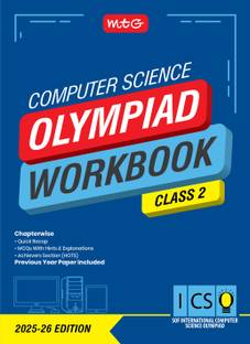 MTG International Computer Science Olympiad (ICSO) Workbook Class 2 - Chapterwise Quick Recap, MCQs & Previous Year Paper - SOF ICSO Olympiad Books For 2025-26 Exam