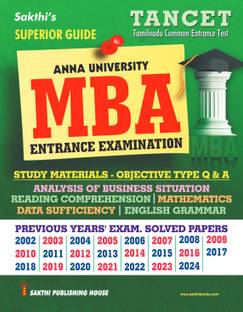 Tancet MBA Entrance Examination Superior Guide