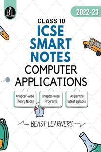 ICSE Class 10 Computer Applications Smart Notes