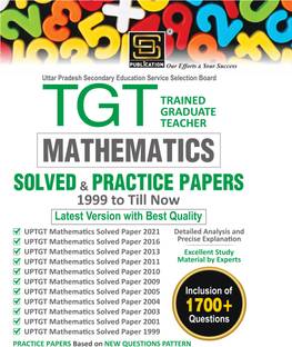 UP TGT Mathematics - UP TGT Mathematics: Solved Papers and Practice Sets with Detailed Solutions - Collection of 1700+ Questions by SD Publication (Paperback, SD Publication)  - UP TGT Mathematics: Solved Papers and Practice Sets with Detailed Solutions - Collection of 1700+ Questions by SD Publication