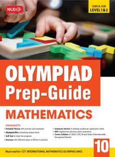 MTG Olympiad Prep-Guide Class 10 Mathematics (IMO) - Detailed Theory, Self Test with IMO Chapterwise Previous Year Question Paper For SOF 2024-25 Exam