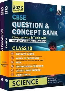 PW CBSE Question Bank (QCB) Class 10 Science and Maths (Basic) Combo of 2 Books