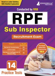RPF Sub Inspector Recruitment Exam  - 2024 (English Edition) | Railway Protection Force | 14 Practice Tests (1600+ Solved Questions) with Free Access to Online Tests