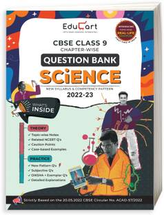 Educart CBSE Class 9 SCIENCE Question Bank Book for 2022-23 (Includes Chapter wise Theory & Practice Questions 2022) Edubook