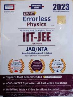 Smart Errorless Physics IIT JEE Mains JBA /NTA Vol I &II (2023)