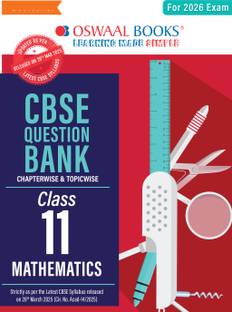 Oswaal CBSE Question Bank Class 11 Mathematics For 2026 Exam
