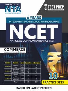 ITEP BY NCET - TEACHING AFTER 12TH - 10 PRACTICE SET - COMMERCE