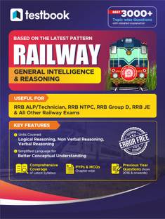 Railway: General Intelligence & Reasoning | 3000+ MCQs | English Medium  - Useful for RRB ALP/Technician, NTPC, Group D, JE, and other railway exams