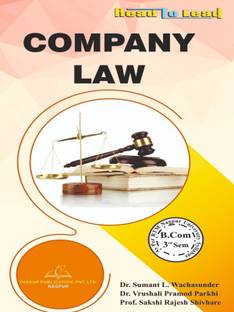 COMPANY LAW RTMNU B.COM Third Semester book As per Nagpur University