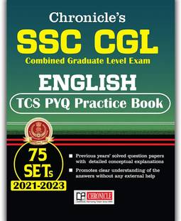 SSC CGL ENGLISH TCS PYQ Practice Book | 75 Practice Sets (2021-2023) | Previous Years’ solved question papers with detailed explanations