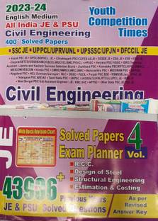 Civil Engineering Chapterwise & Sub-Topicwise Solved Papers Exam Planner Vol.-4 (All India JE & PSU Previous Years Solved Papers) English Medium (Paperback, YCT)