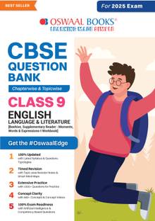 CBSE Question Bank Chapterwise and Topicwise SOLVED PAPERS_Class 9_ENGLISH Language & LITERATURE_For Exam 2024-25