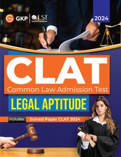 GKP CLAT 2025 : Legal Aptitude - Guide (Includes CLAT 2024 Solved Paper)