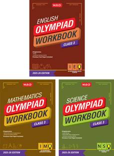 MTG Class-3 NSO-IMO-IEO (Science, Mathematics & English) Olympiad Workbook Combo (Set of 3 Books) | MCQs, & Achievers Section - SOF Olympiad Books For 2025-26 Exam
