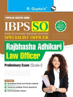 Ibps (Specialist Officer) Rajbhasha Adhikari / Law Officer (Preliminary) Exam Guide