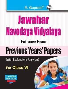 Jawahar Navodaya Vidyalaya (JNV) Entrance Exam (Class VI): Previous Years Papers (Solved) 2026 Edition