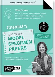 Gurukul Chemistry Model Specimen Papers for ICSE Class 10 Board Exam 2024 : Fully Solved New SQP Pattern June 2023, Solved & Unsolved Papers, Latest Board Syllabus