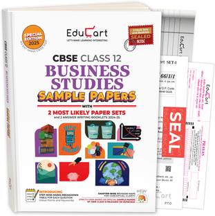 Educart CBSE Sample Question Papers Class 12 Business Studies Book (For 2025 Exam)  - Class 12 Sample Paper 2025