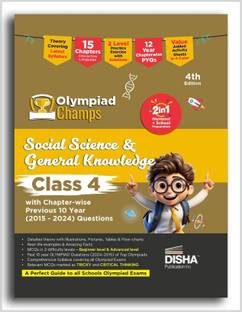 Olympiad Champs Social Studies & General Knowledge Class 4 with Chapter-wise Previous 10 Year (2015 - 2024) Questions 4th Edition | Complete Prep Guide with Theory, PYQs, Past & Practice Exercise