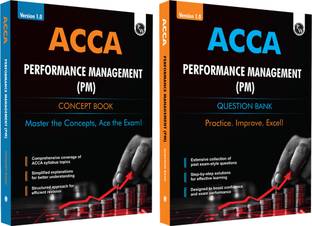 ACCA Performance Management (PM) Concept Book + Question Bank Combo Set of 2