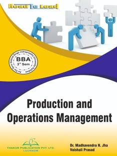 GGSIPU Third Semester Production and Operations Management Book