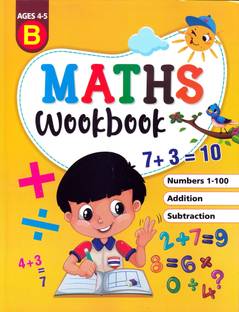 Shopsji Math Workbook Counting 1-100, Addition, Subtraction | Math Workbook For Children Ages 3-5 | Math Exercise Book | Early Learning Math Notebook| Math Numbers Notebook |Preschool And Primary Math Exercise Book  - Math Learning books for Pre-primary kids