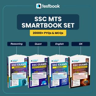 SSC MTS Book Set: Reasoning, Quantitative Aptitude, English & GK in English | Set of 4 Books  - 2025 Edition | Ideal for SSC CGL, CHSL, GD, CPO & Other Govt Exams