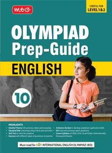 MTG Olympiad Prep-Guide Class 10 English (IEO) - Detailed Theory, Self Test with IEO Topicwise Previous Year Question Paper For SOF 2024-25 Exam