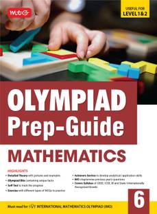 MTG Olympiad Prep-Guide Class 6 Mathematics (IMO) - Detailed Theory, Self Test with IMO Chapterwise Previous Year Question Paper For SOF 2024-25 Exam