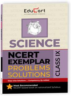 Educart NCERT Exemplar Class 9 Science 2025 Problems Solutions (For 2025-26 Board Exam)
