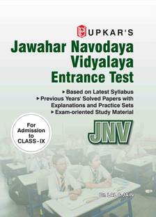 Jawahar Navodaya Vidyalaya Entrance Test Book (For Admission to Class IX) Including Previous Years Solved Papers & Practice Sets