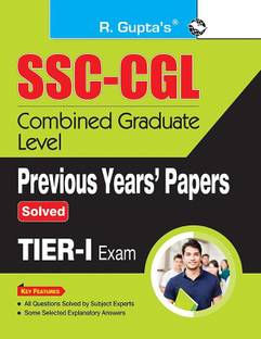 SSC : Combined Graduate Level (CGL) - (Tier-I) Previous Years' Papers (Solved)