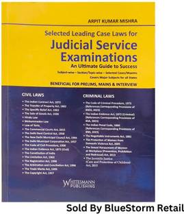 Selected Leading Case Laws For Judicial Service Examinations | An Ultimate Guide To Success | Edition 2024 - Whitesmann Publishing