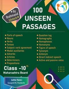 100 English Unseen Passages for Class 10 Maharashtra Board