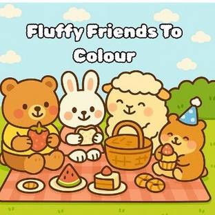 Fluffy Friends To Colour