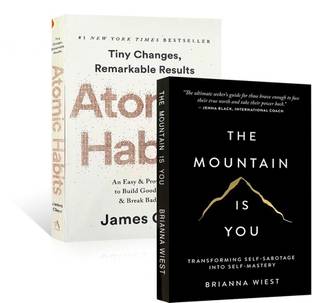 The Mountain Is You + Atomic Habits (2 Book Combo)