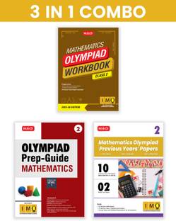 MTG Class-2 International Mathematics Olympiad (IMO) Workbook, Prep-Guide & Previous Years Papers (PYQs) with Mock Test Paper (Set of 3 Books) - SOF Olympiad Books For 2025-26 Exam