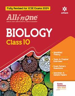 Arihant All In One Class 10th Biology for ICSE�Exam�2024 Fifth Edition