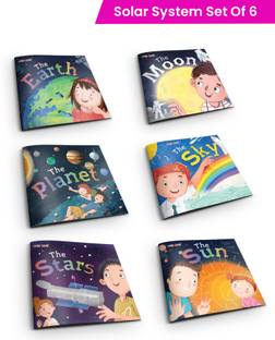 Jolly Kids The Solar System Books Set of 6 Ages 4-10 Years| The Earth, The Moon, The Planet, The Sky, The Starts, The Sun