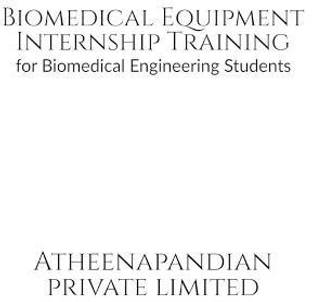 Biomedical Equipment Internship Training