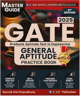 GATE General Aptitude Practice Book  - Master Guide Book: Includes Theory, 500+ Practice Questions, 20 Model Test Papers and Updated GATE PYQ 2024. Best Book for GATE Aptitude and Reasoning in India | Two Brothers Publications