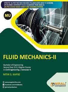 Fluid Mechanics 2 (CEC405) - Second Year (S.E) Degree Course in Civil Engineering - Semester 4 - As per C Scheme of University of Mumbai