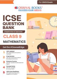 ICSE Question Bank Class 9 Math Chapter & Topicwise Solved Papers For 2025 Exams